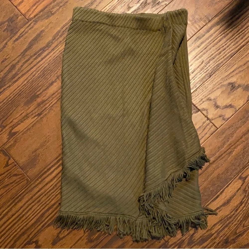 Anthropologie Rosie Niem Olive Sweater Skirt